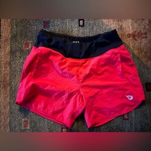 Baleaf Women's Athletic Shorts in Red and Black